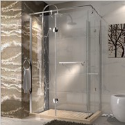 淋浴房-方型带置物架平开单门AG7017C
